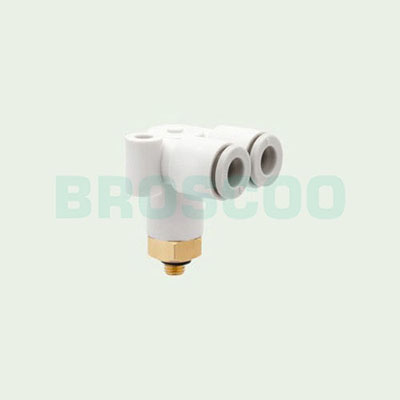 KQ2LU Double pipe elbow