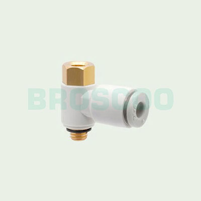 KQ2VF Universal joint with internal and external threads