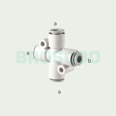 KQ2TY Reducing cross-shaped pipe
