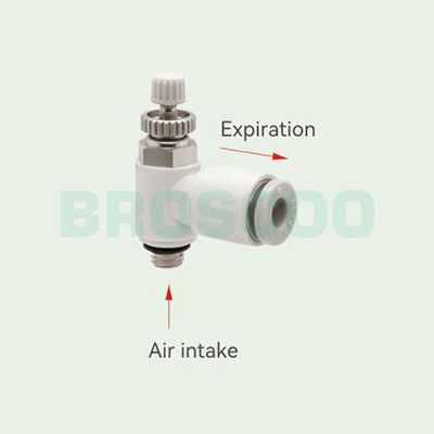AS Elbow type speed control valve
