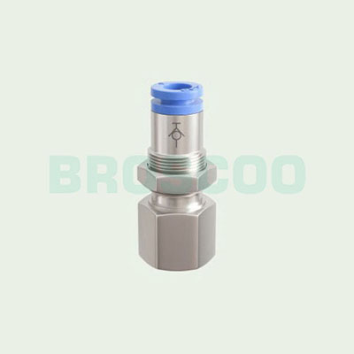 KCE Panel Mount Female Straight Fitting