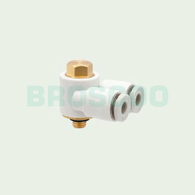 KQ2Z Double tube universal elbow